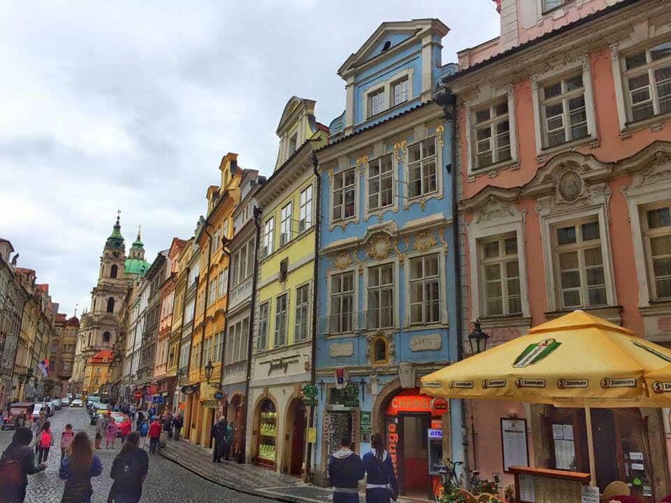 beautiful houses in Prague