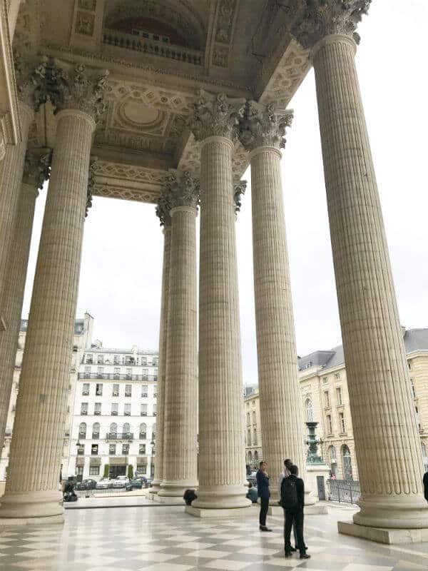 columns outside Pantheon museum