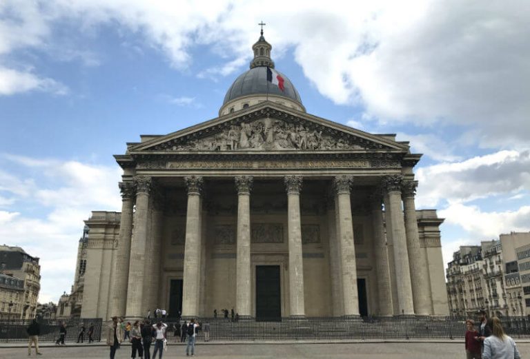 visiting the Pantheon museum Paris
