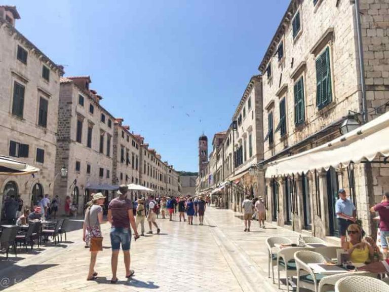 stone road in Dubrovnik