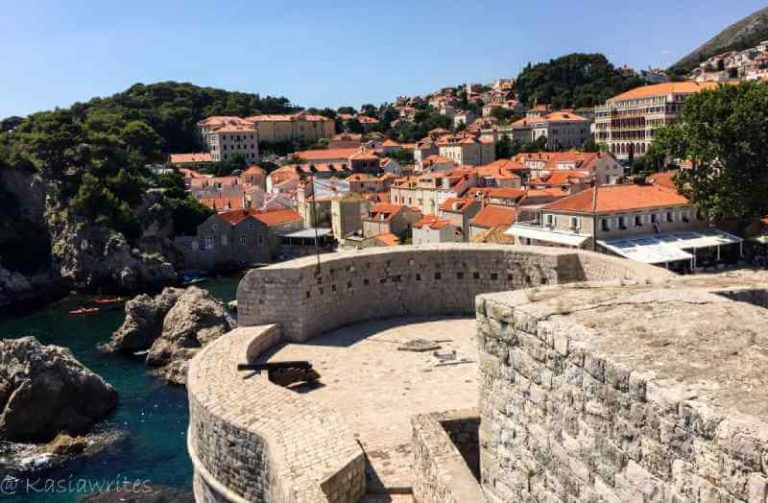 view from the walls of Dubrovnik