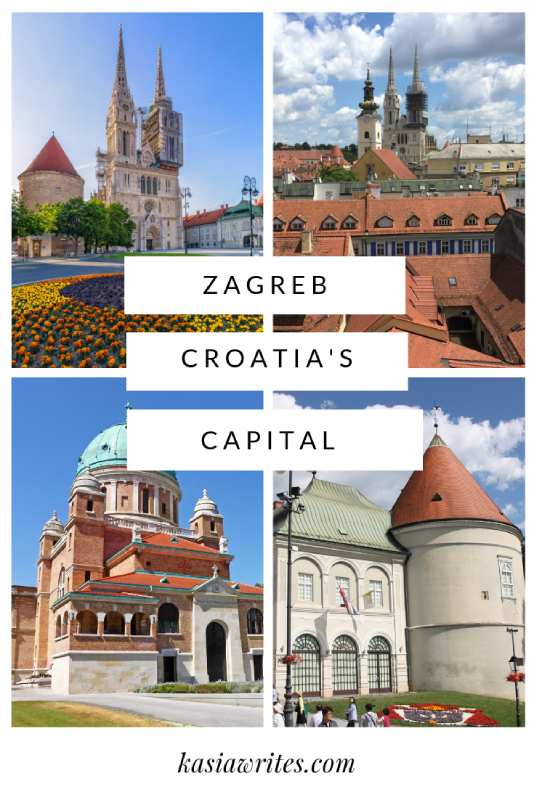 collage of images of Zagreb Croatia's capital