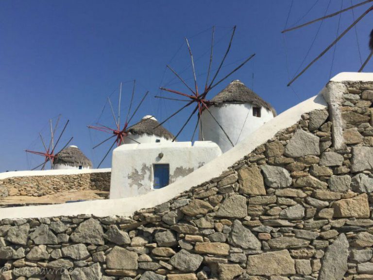 windmills in Mykonos