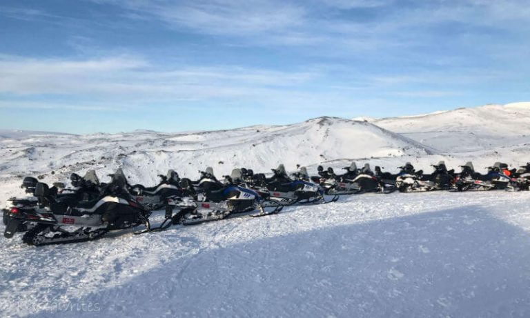 snowmobile tour in Iceland 