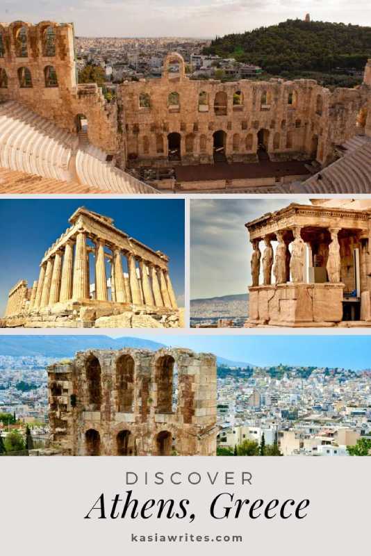 collage of ancient temples in Athens