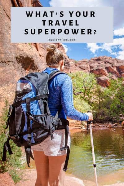 woman backpacking which is a travel superpower