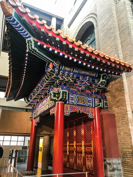 Chinese pagoda display