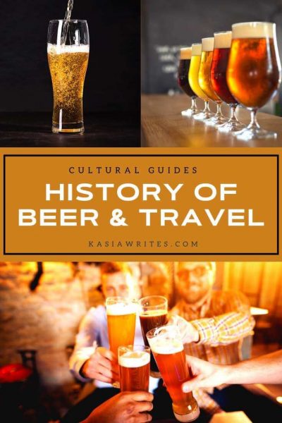 history of beer and travel