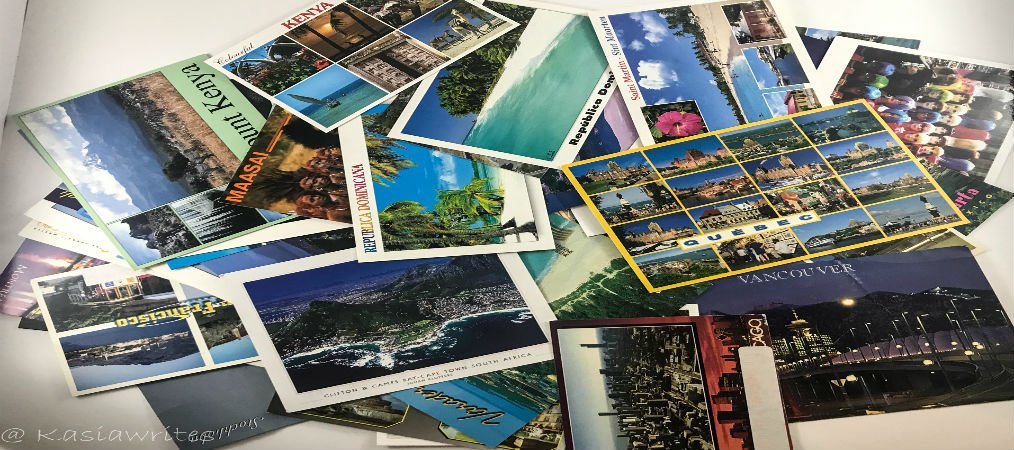 postcard collage