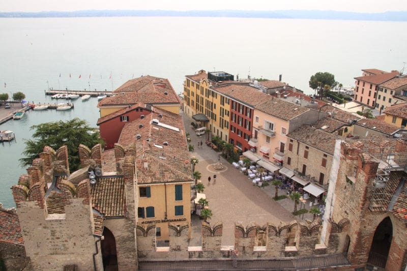aerial view of Sirmione