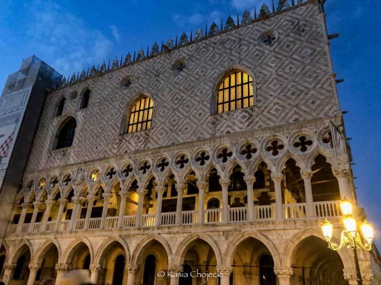 exterior of Palazzo Ducale in Venice