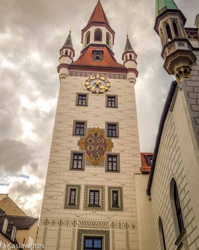 Munich attractions include old towers wth clocks