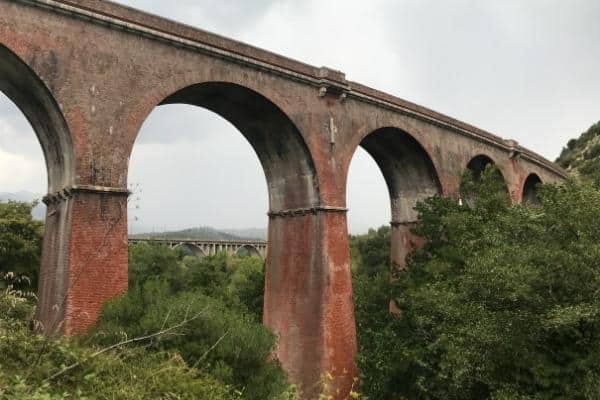 Roman aqueduct remnants