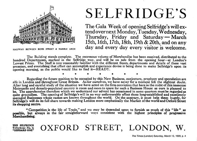 selfridges,selfridges department store